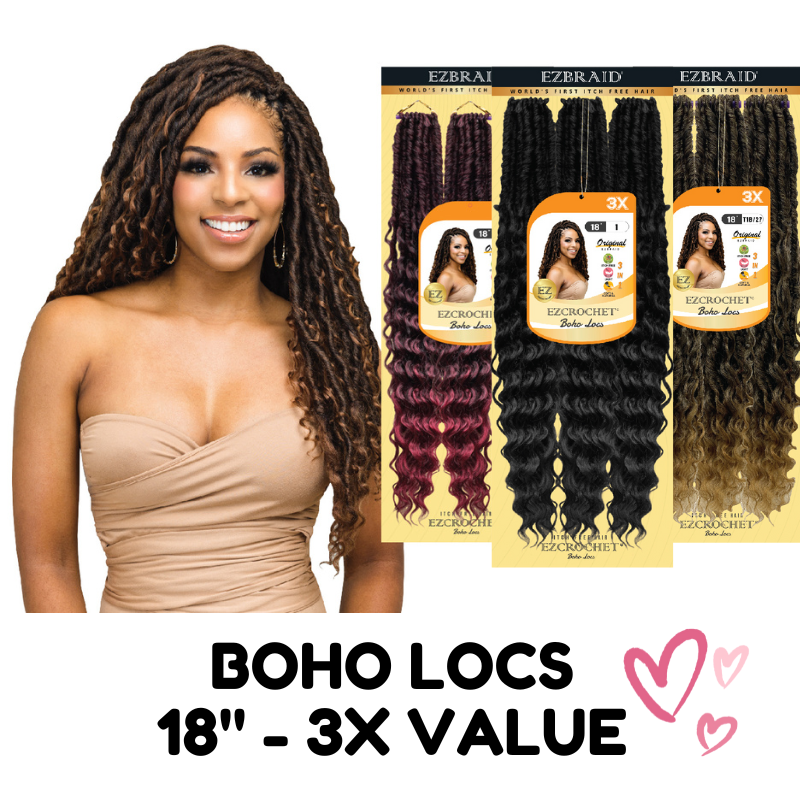 EZCROCHET Boho Locs 18" - 3X