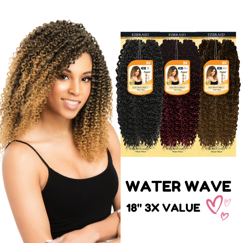 EZCROCHET Water Wave 18" - 3X Value