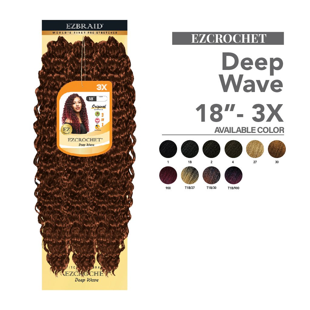 EZCROCHET Deep Wave 18" - 3X - EZBRAID UK