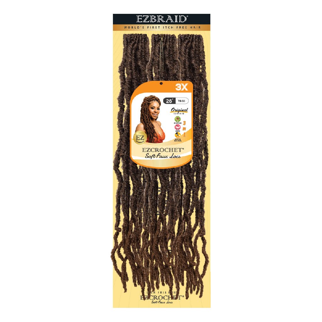 EZCROCHET Soft Faux Locs 26"-3X - EZBRAID UK