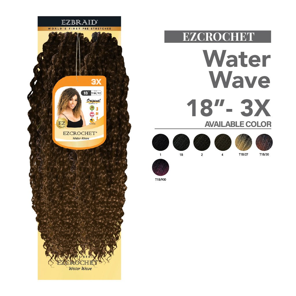 EZCROCHET Water Wave 18" - 3X - EZBRAID UK